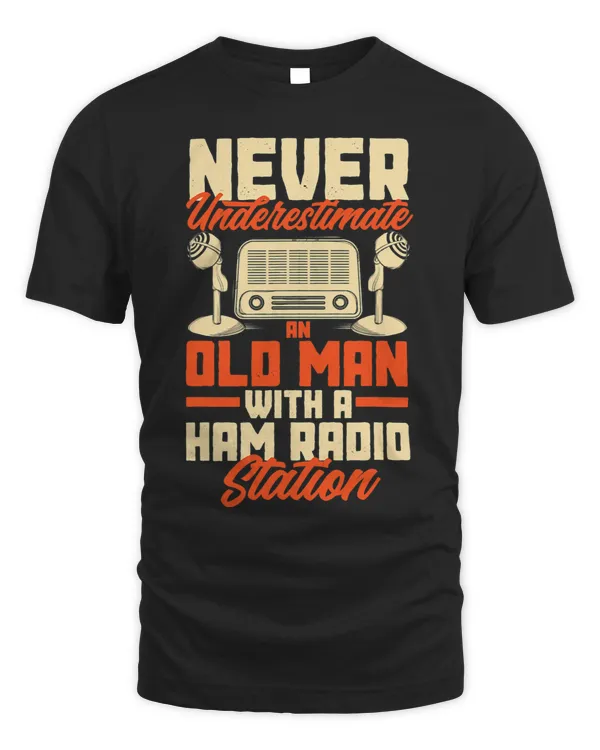 Amateur Radio Operator HAM Radio Old Man Funny