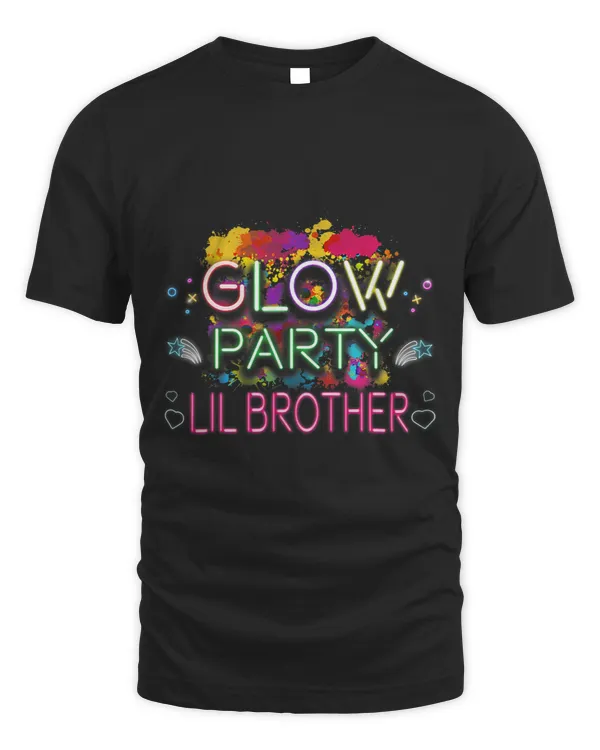 Glow Party Lil Brother Paint Splatter Glow Party Bday Theme
