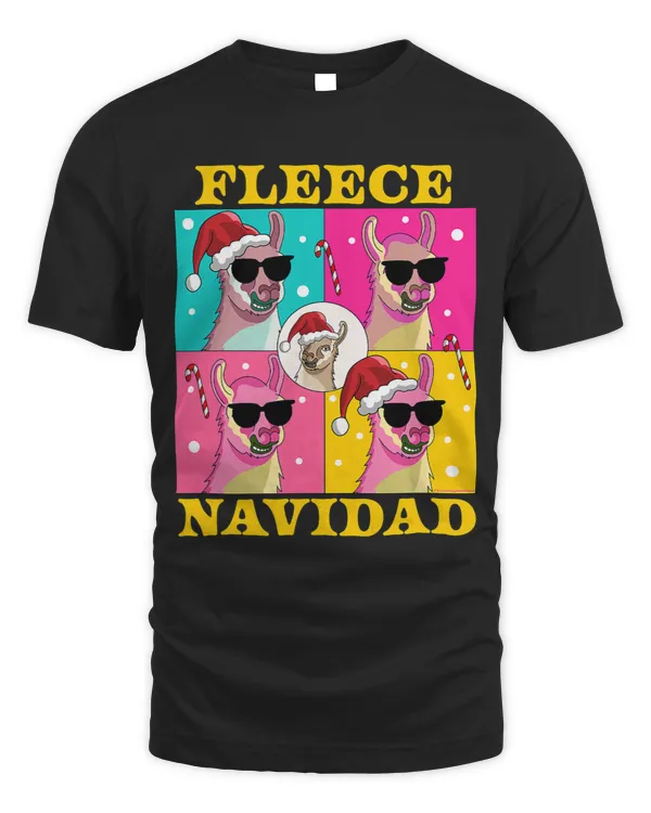 Fleece Navidad Llama 2Feliz Navidad Funny Christmas Llama