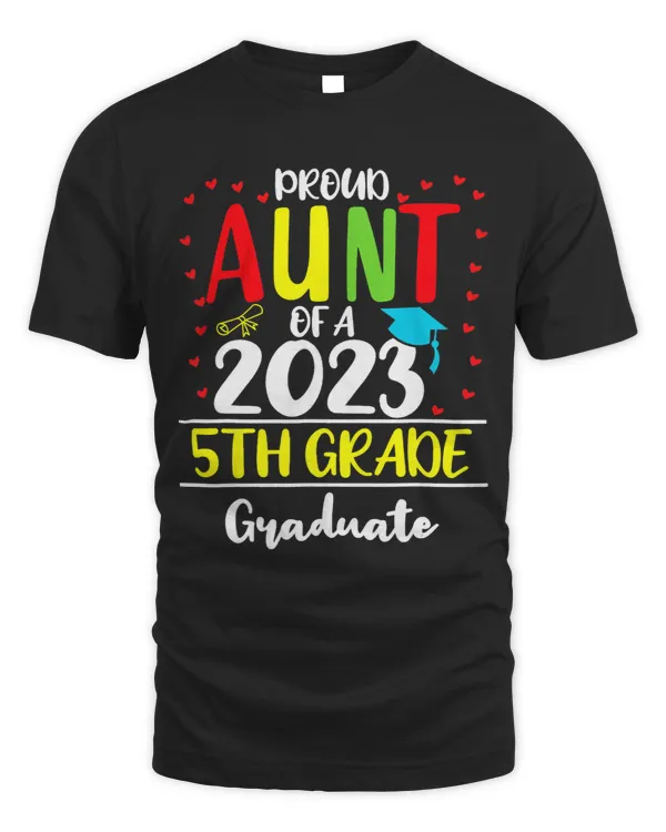 Proud Aunt Of A 5th Grade Graduate Graduation Gift