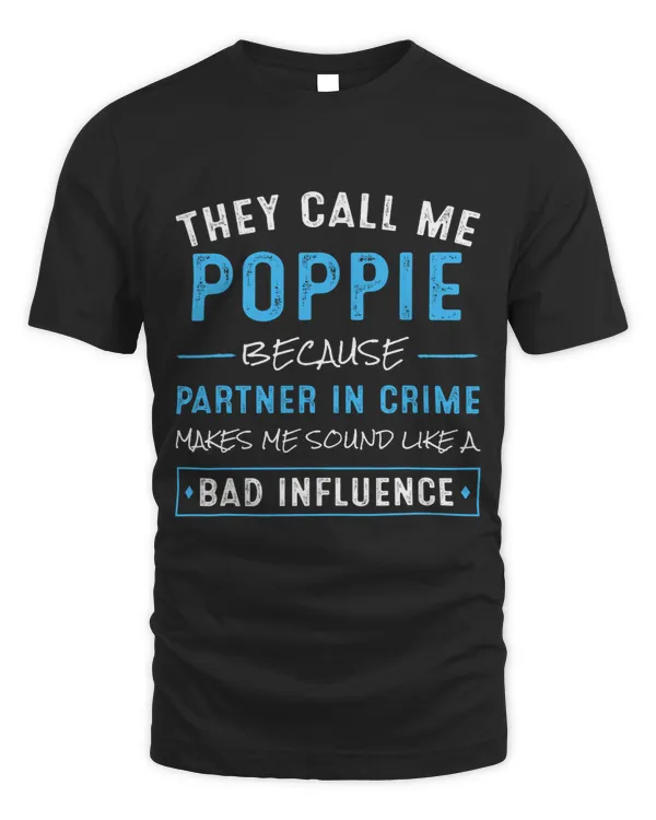 Funny Poppie Partner In Crime Father’s Day Dad Gifts