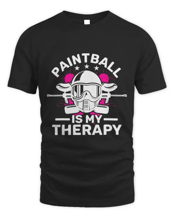 Paintball Is My Therapy 2Paintball Gun and Mask