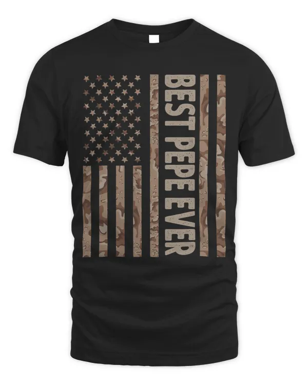 Mens Best Pepe Ever US American Flag Funny Grandpa Fathers Day