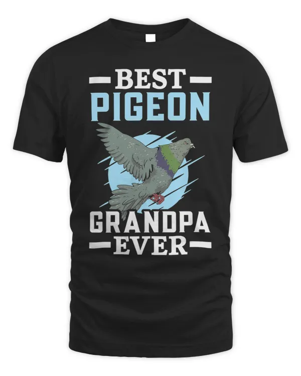 Mens Best Pigeon Grandpa Ever Bird Lover Ornithology Grandfather