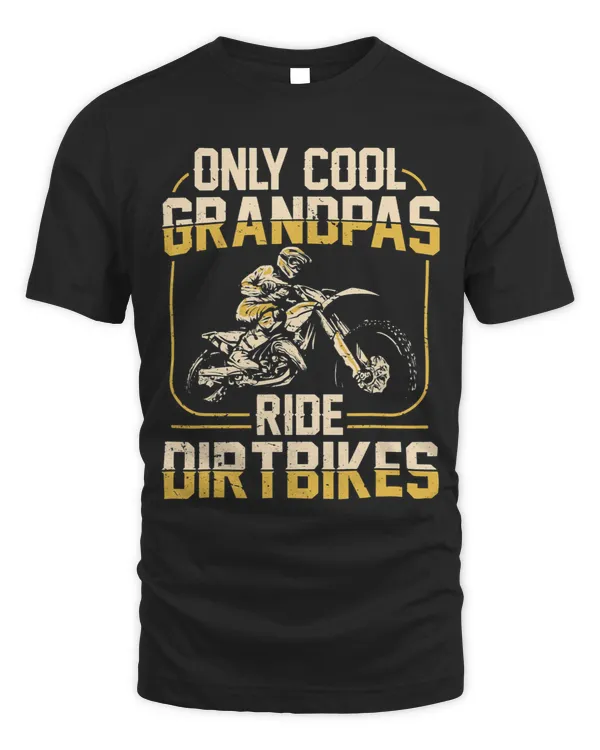 Mens Funny Dirtbike Lover Graphic for Grandpa Men Boys Riding