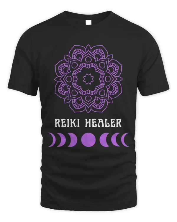 Reiki Healer Purple Mandala New Age Meditation Lightworker