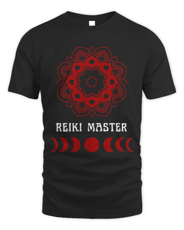 Reiki Master Moon Phase New Age Lightworker Red and Black
