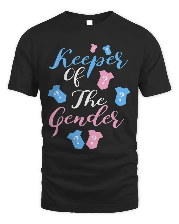 Keeper Of The Gender 2Gender Reveal Baby Shower Mom Gift