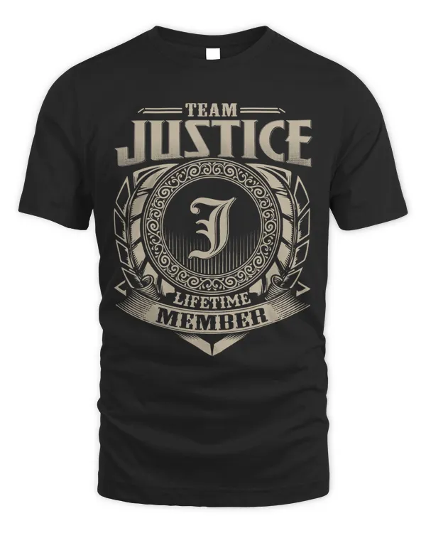 Team JUSTICE Lifetime Member Surname JUSTICE Family Vintage