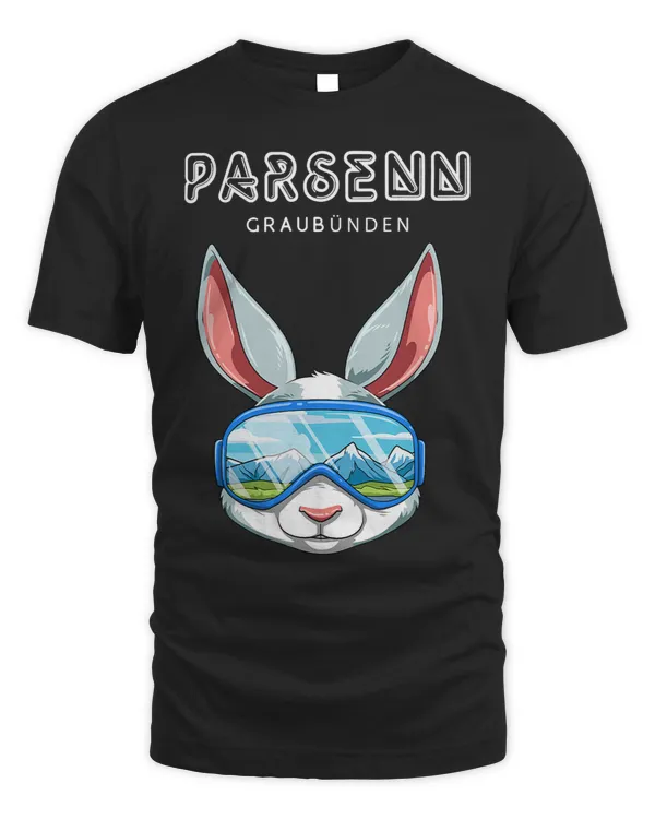 Parsenn Grisons Switzerland Retro Ski Hare