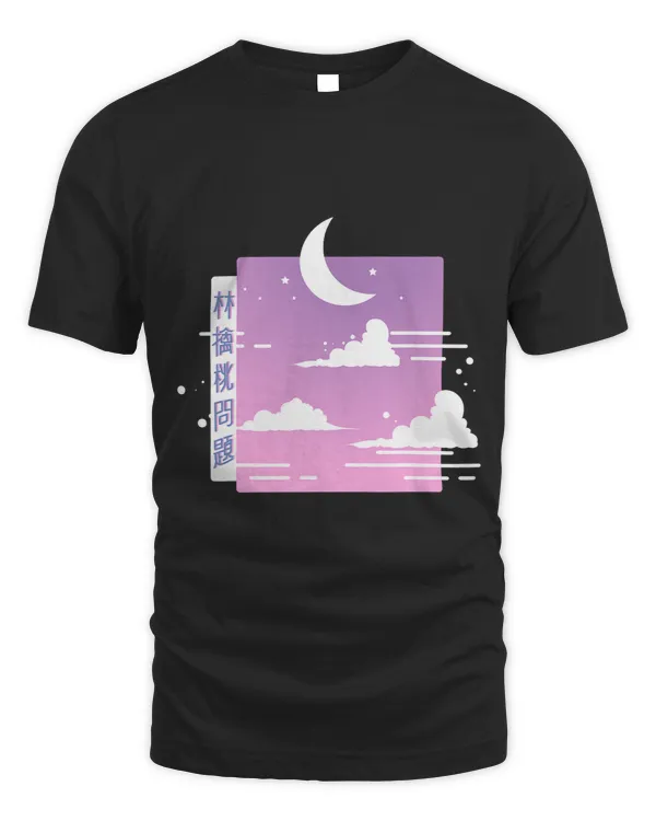 Pastel Clouds Moon Soft Grunge Clothing for EGirl