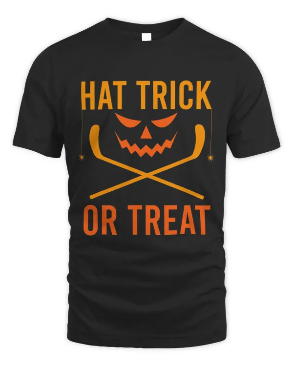 Hockey Fan Hat Trick Or Treat Ice Hockey Halloween Boy Men Player Coach