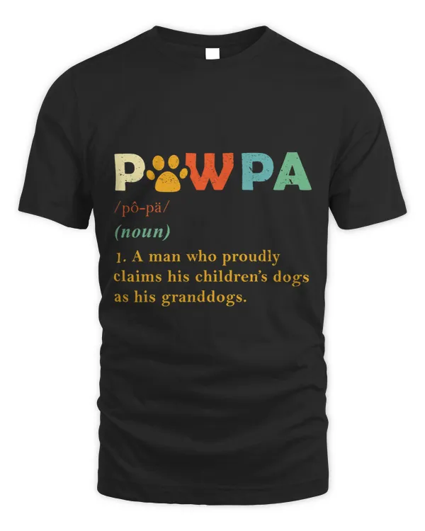 Pawpa Papa Grandfather Gifts Dog Owner Dogs Lover Grandpa