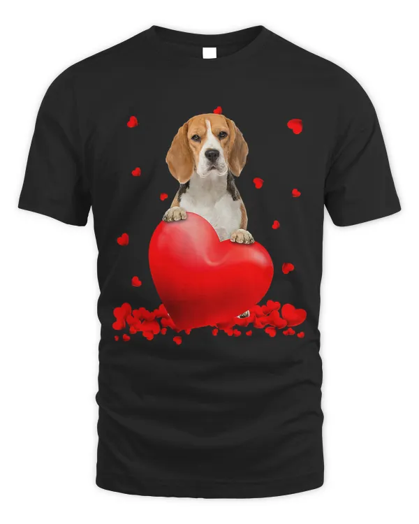 Heart Beagle Dog Lover Christmas Valentines Day