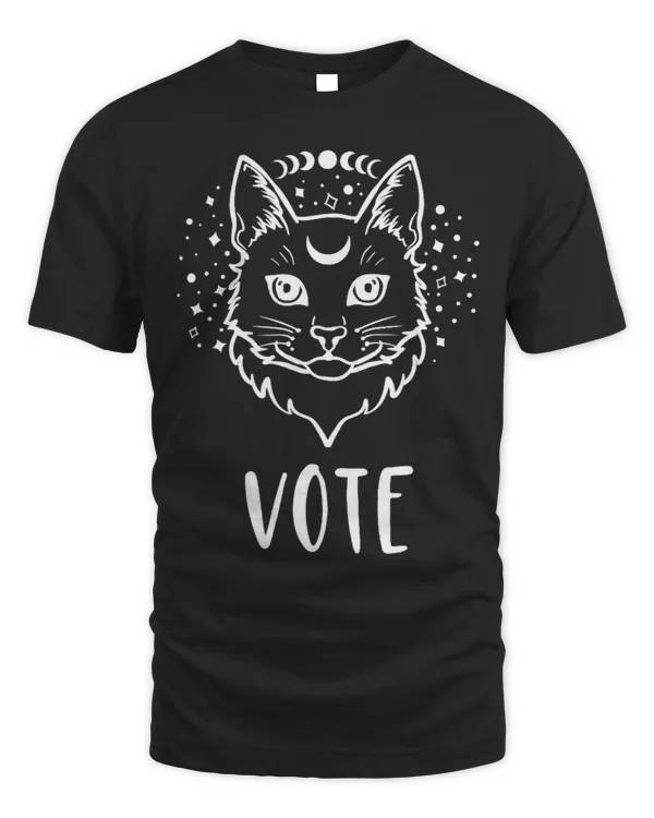 Vote Voter Awareness Feminism Moon Cat Voting Politics