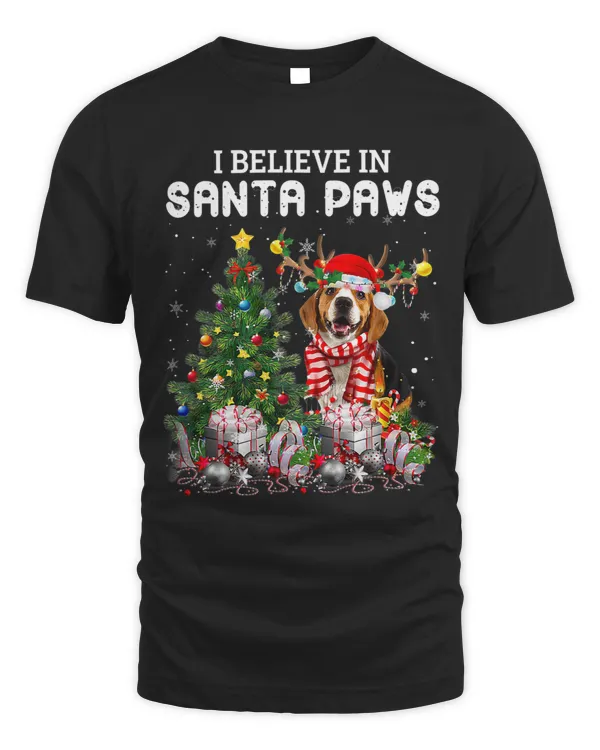 Funny Beagle Dog Christmas Tree Christmas Pajama 84