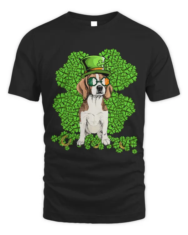 Funny Beagle Dog Shamrock St. Patricks Day