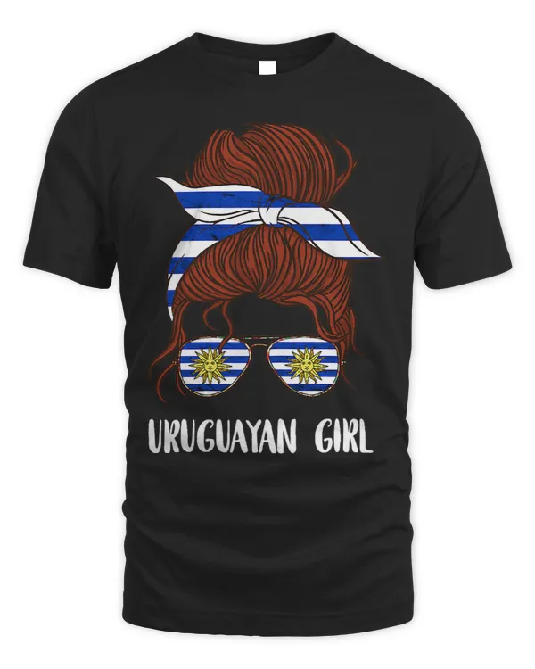 Uruguayan Girl Sunglass Scarf Uruguayan Flag Uruguay Woman