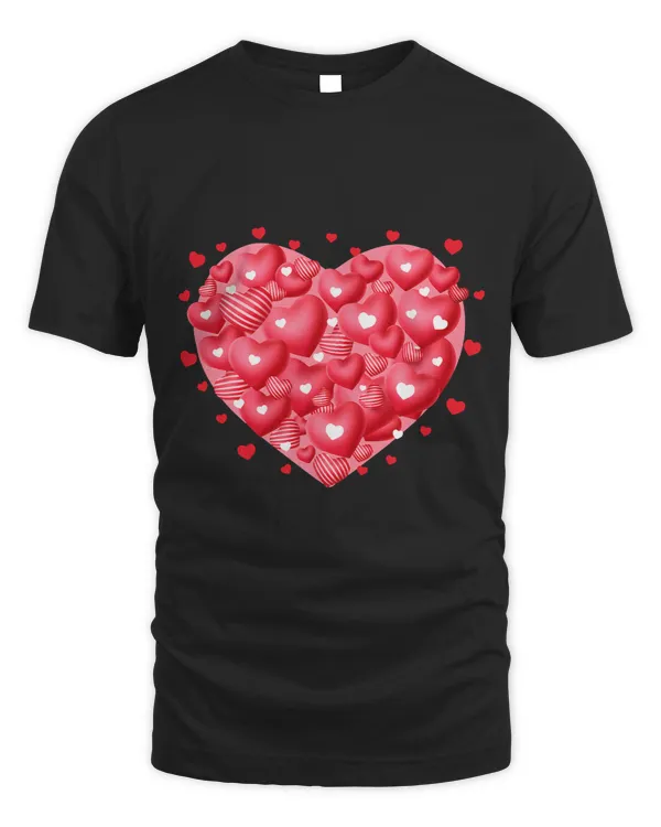 Funny Red Hearts Matching Couple Valentines Day Women Men
