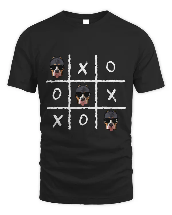 Pitbull Tic Tac Toe Nostalgic Dog Mom Gift