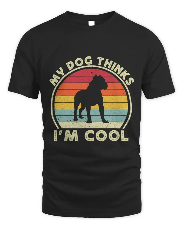 Funny Cane Corso Dog For Men Women Retro Italian Mastiff Dog
