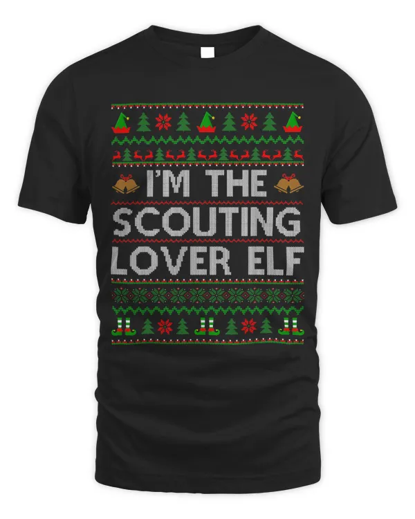 Family Matching Ugly Im The Scouting Lover Elf Christmas