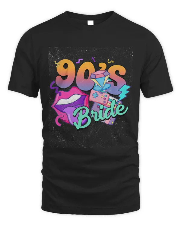 90s Bride Retro Bride 2Bridesmaid Bachelorette Matching