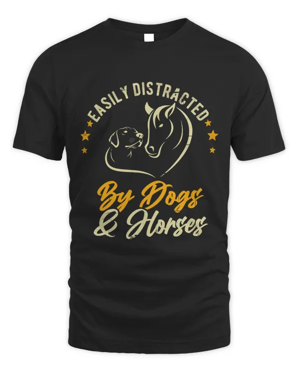 Funny Horse Easily Distracted By Dogs And Horses Dog Mom Horse Mom