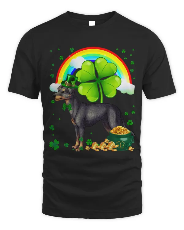 St Patricks Day Manchester Terrier Shamrock Pet Dog Lover T-Shirt