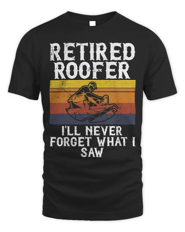 Roofer Funny Retro Roofing Roof Equipment Job Repair31