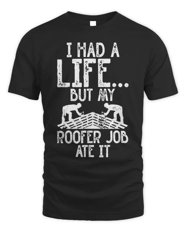 Roofer Funny Retro Roofing Roof Equipment Job Repair5