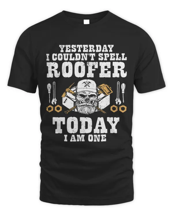 Roofer Funny Retro Roofing Roof Equipment Job Repair631