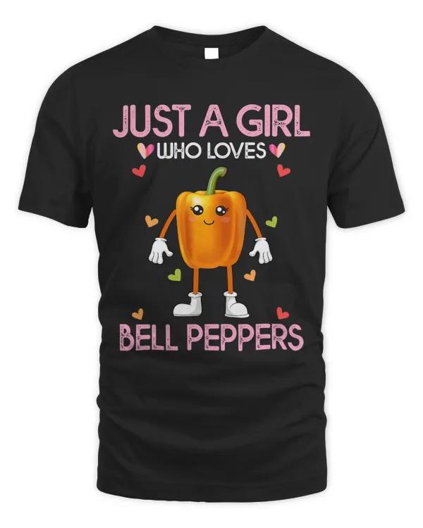 Bell Pepper Lover Women Gift Just A Girl Who Loves Peppers