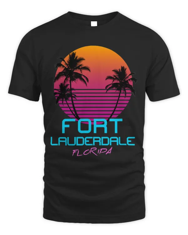 Fort Lauderdale Florida Retro 80s