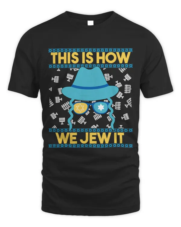 Funny Hannukah 2Ugly Sweater This Is How We Jew It