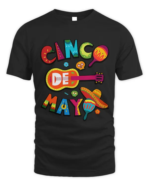 cinco de mayo tacos mexican cactus guitar lover
