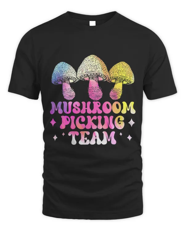 Mushroom Picking Team Collecting Picker Collect