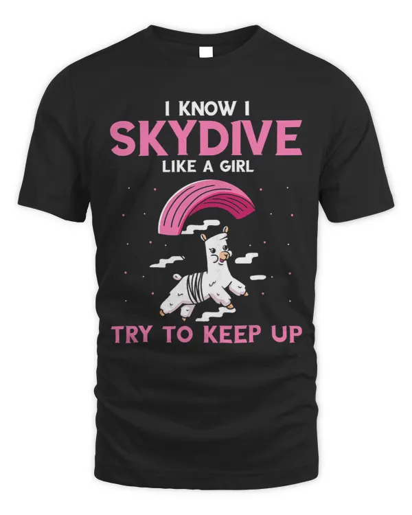 Skydiving Llama I Know I Skydive Paragliding Parachuting