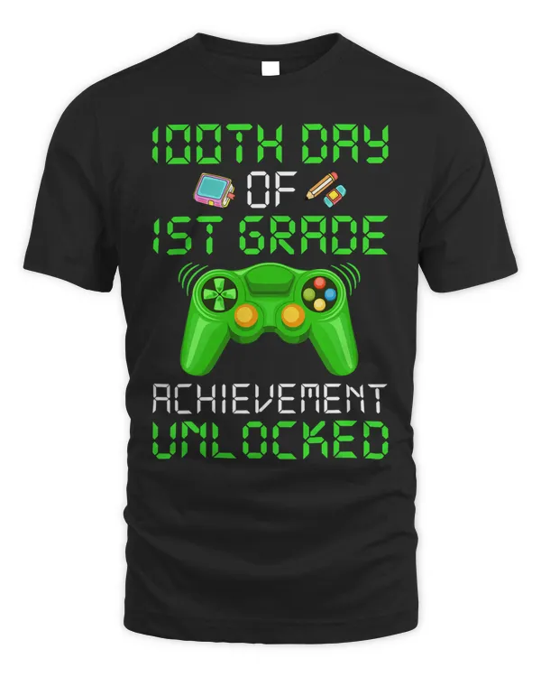 100th Day Of 1st Grade Achievement Unlocked Video Games Kids