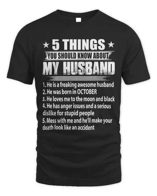 5 Things You Should Know About My Husband October