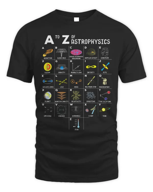 Astronomy Lover A To Z Funny Astronomy Lover Astrophysics Astronomer Gift
