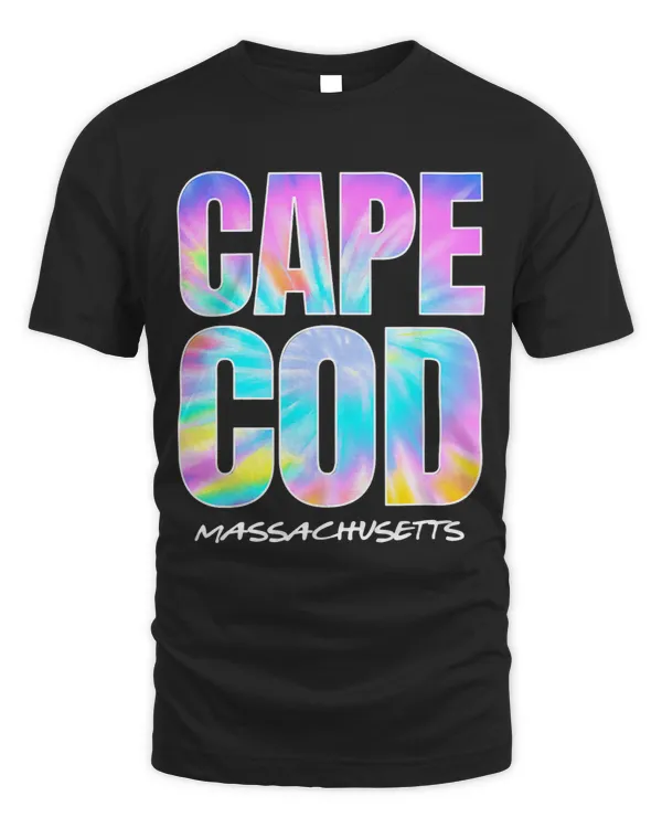 Vintage Cape Cod tshirt kids Retro Tie Dye