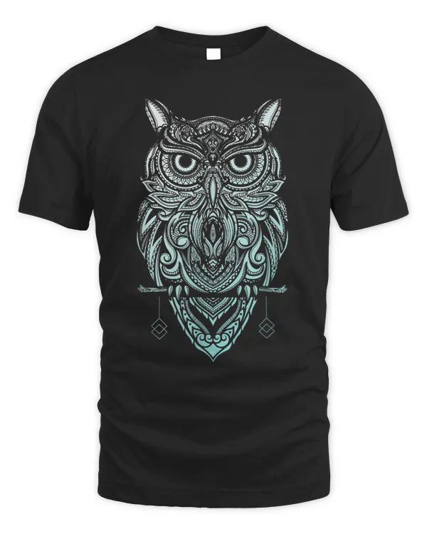Paisley Henna BoHo Bohemian Geometric Owl