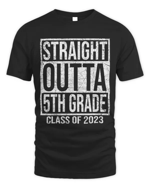 Straight Outta 5th Grade Graduation Class Of Funny Gift