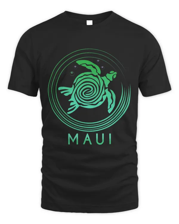 Turtle Lover Maui Tribal Turtle tee