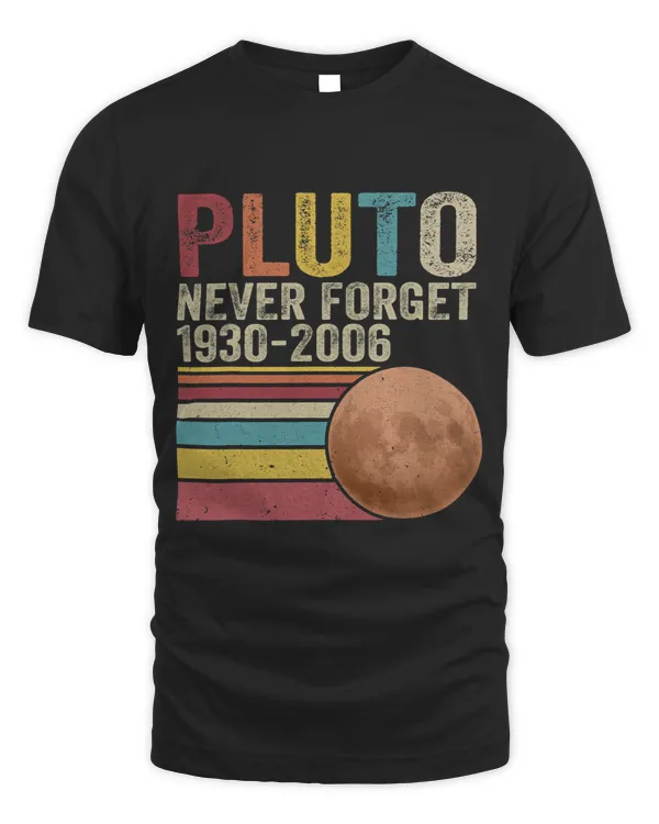 Astronomy Lover Vintage Never Forget Pluto Nerdy Astronomy Space Science 5