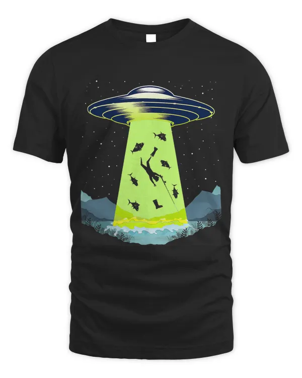 Aliens Funny Fishing UFO Alien Fisherman Lake Fishing 21