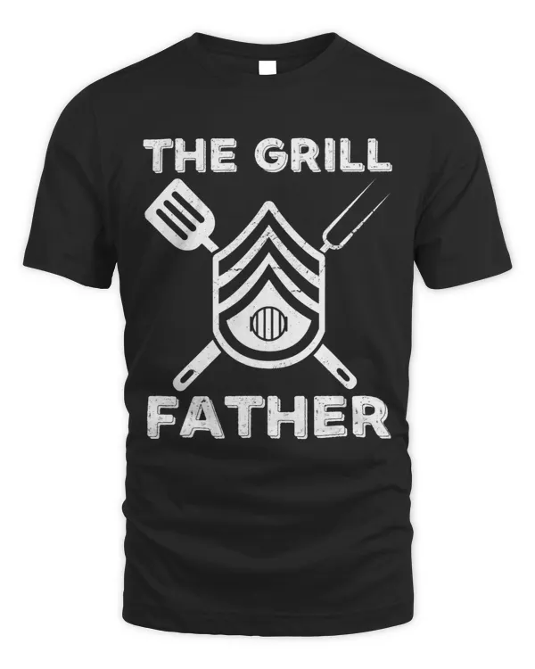 The Grillfather BBQ Griller Smoker Funny Barbecue Chef Dad