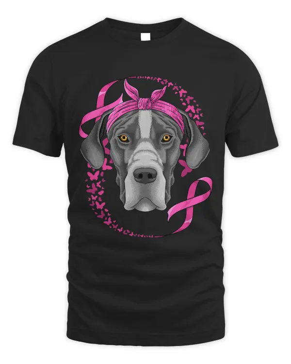 BC Great Dane Breast Cancer Awareness Pink Bandana Survivor Cancer