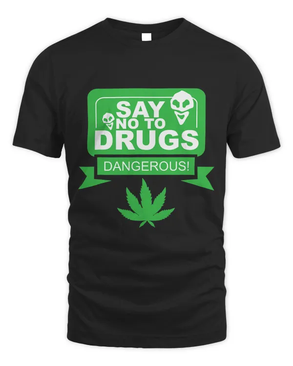 Aliens Weed Marijuana Alien No To Drugs Funny Cannabis Lover Gifts